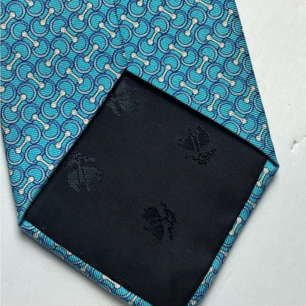 Brooks Brothers Blue‎ chain link silk Men's Tie
